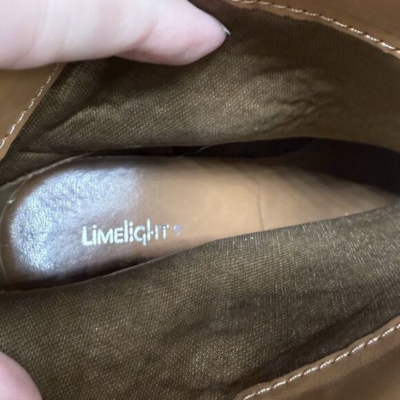 Limelight womens Dallas brown studded suede ankle bootie size 9 western boho - Picture 6 of 7